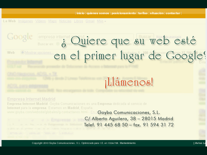 www.primerosengoogle.es