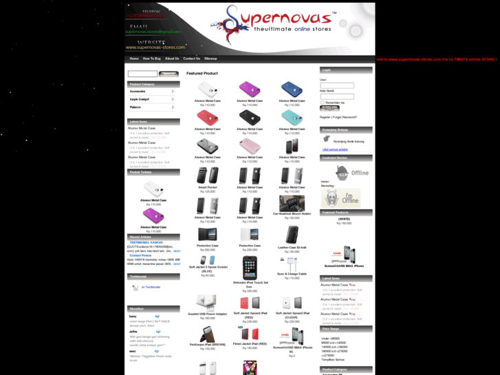 www.supernovas-stores.com