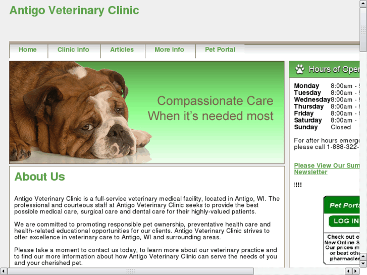 www.antigoveterinaryclinic.net