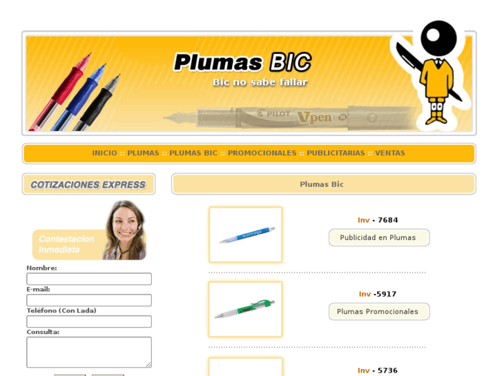 www.plumasbic.com