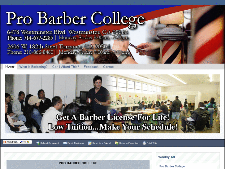 www.prohairdesignbarbercollege.com