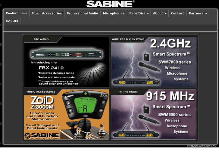 www.sabine.com