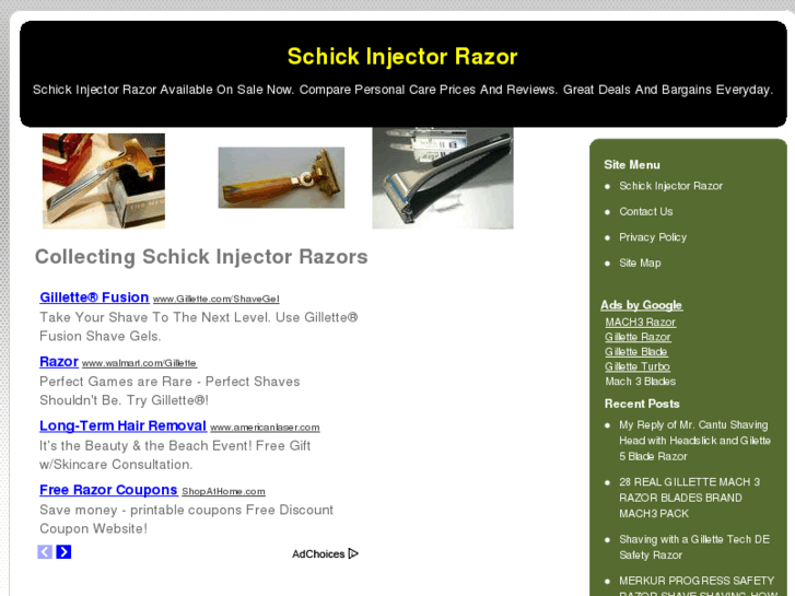 www.schickinjectorrazor.net