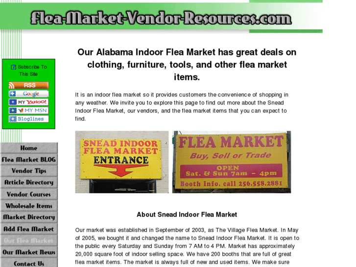 www.snead-indoor-flea-market.com