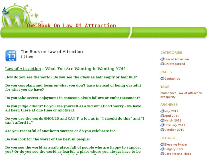 www.thebookonlawofattraction.com