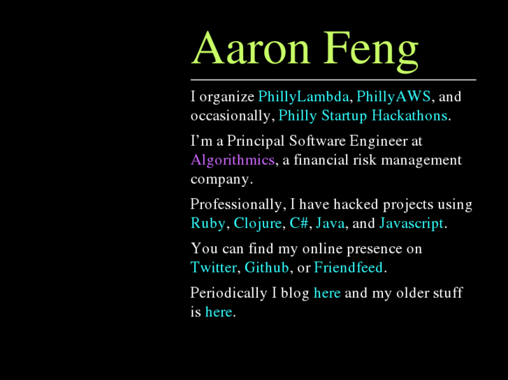 www.aaronfeng.com