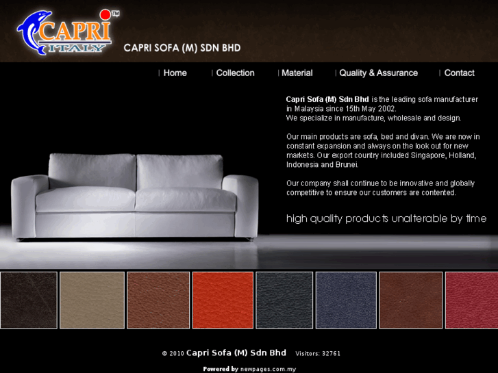 www.caprisofa.com