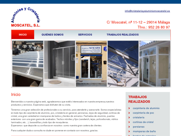 www.cristaleriayaluminiomoscatelsl.es