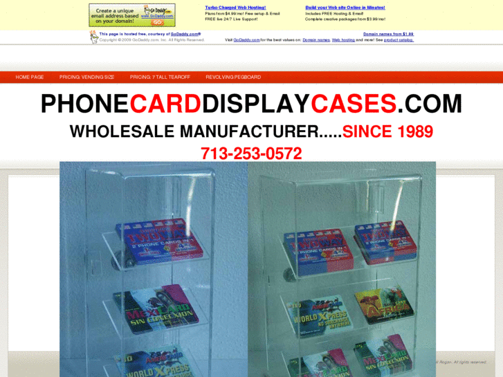 www.phonecarddisplaycases.com