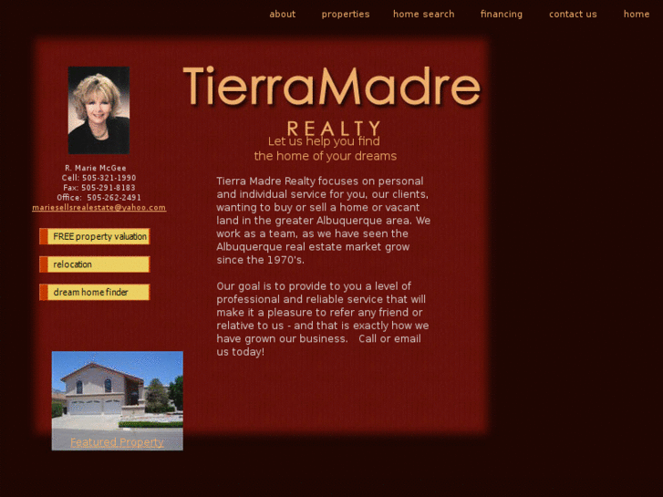 www.tierramadrerealty.com