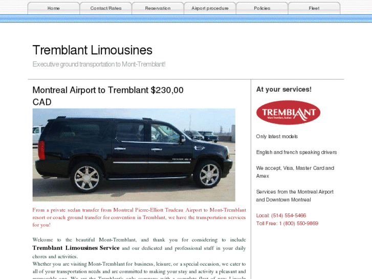 www.tremblantlimousines.com