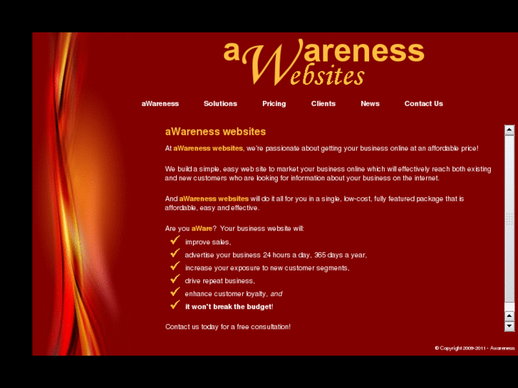 www.awarenesswebsites.com.au