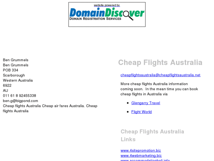 www.cheapflightsaustralia.net