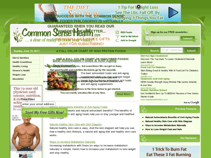 www.commonsensehealth.com