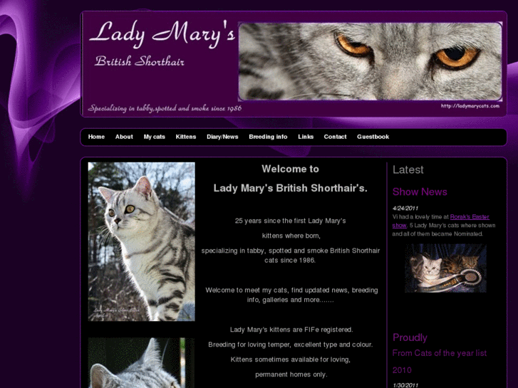 www.ladymarycats.com