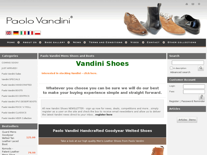 www.vandinishoes.com