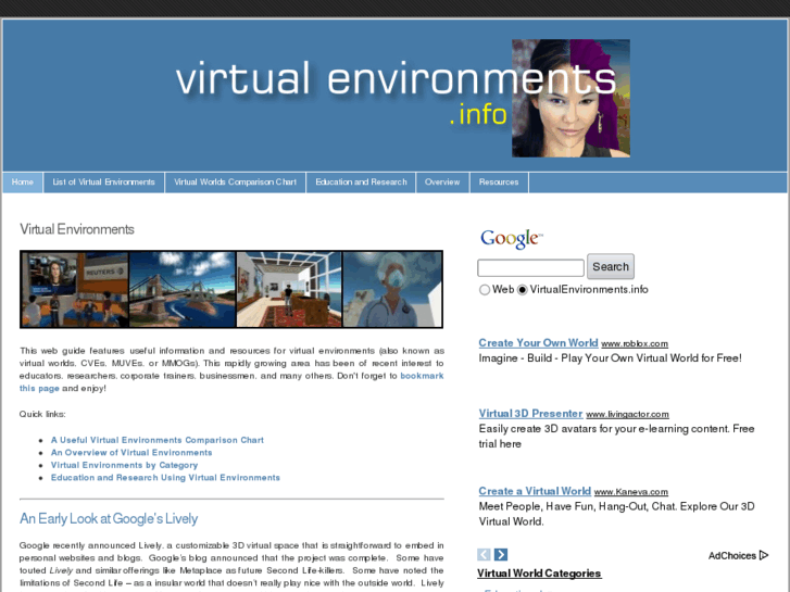 www.virtualenvironments.info