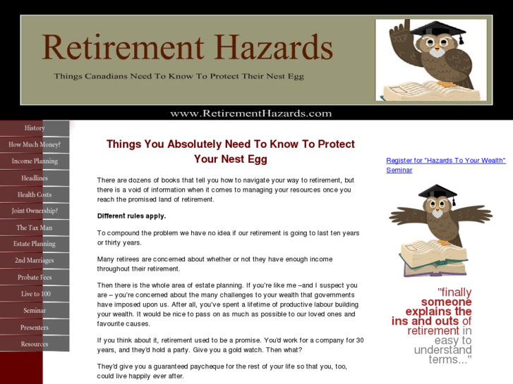 www.retirementhazards.com