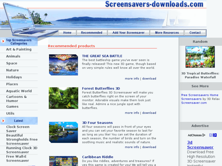 www.screensavers-downloads.com