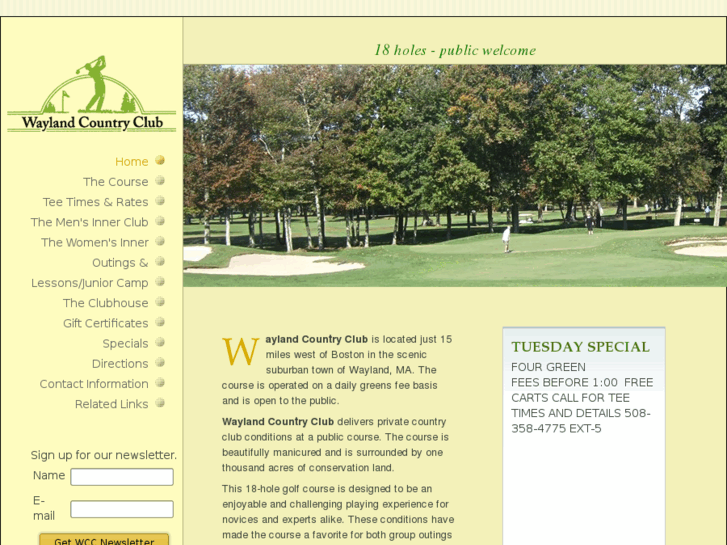 www.wayland-country-club.com