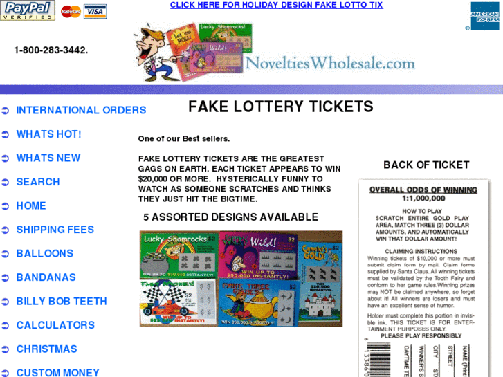 www.fakelotteryticket.com