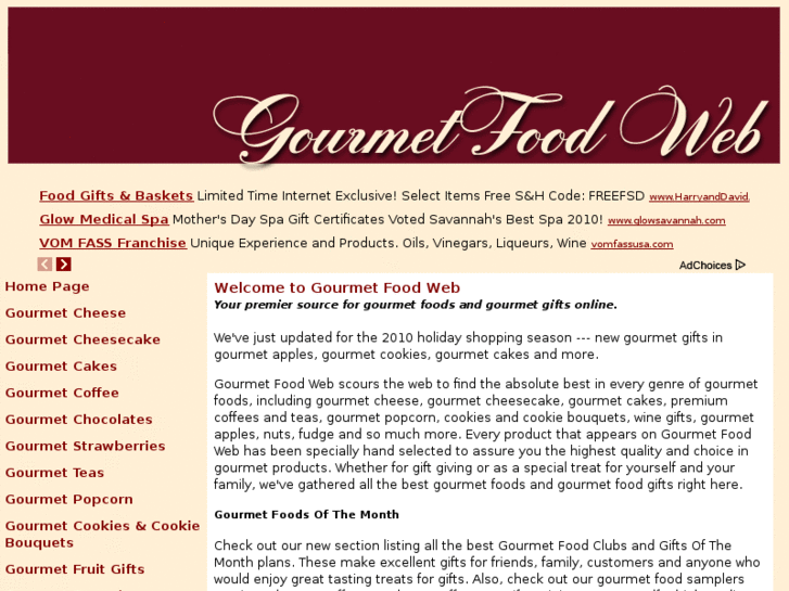 www.gourmetfoodweb.com