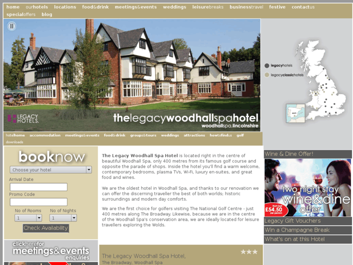 www.hotelwoodhallspa.com