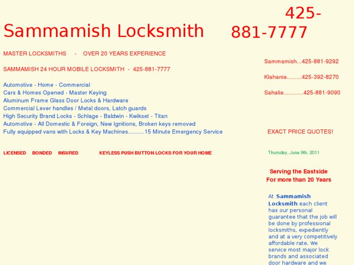 www.sammamishlocksmith.com