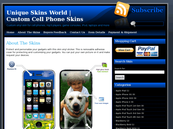 www.uniqueskinsworld.com