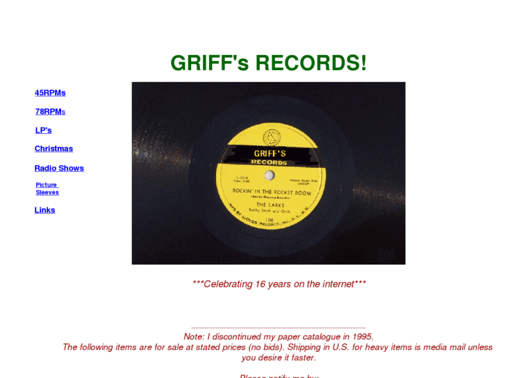 www.griffsrecords.com