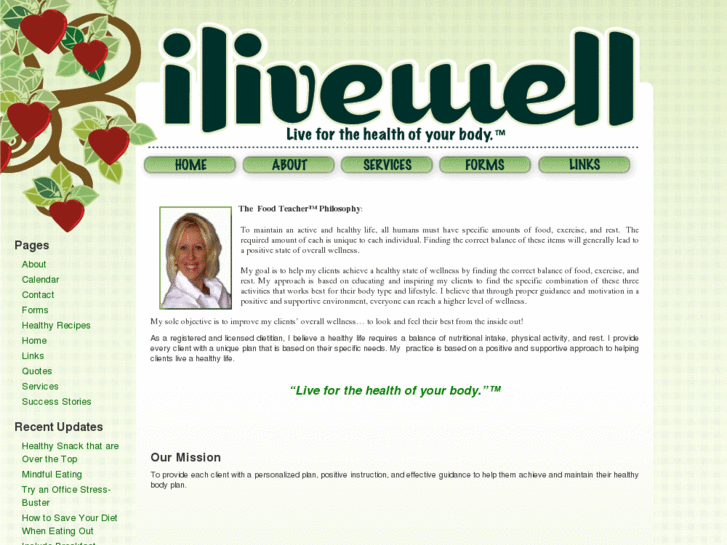 www.ilivewellnutritiontherapy.com