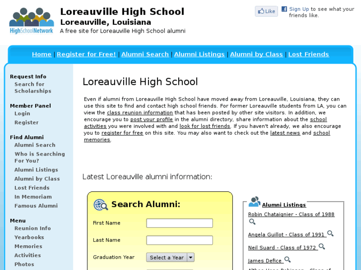 www.loreauvillehighschool.com