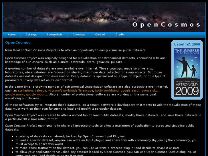 www.opencosmosproject.com