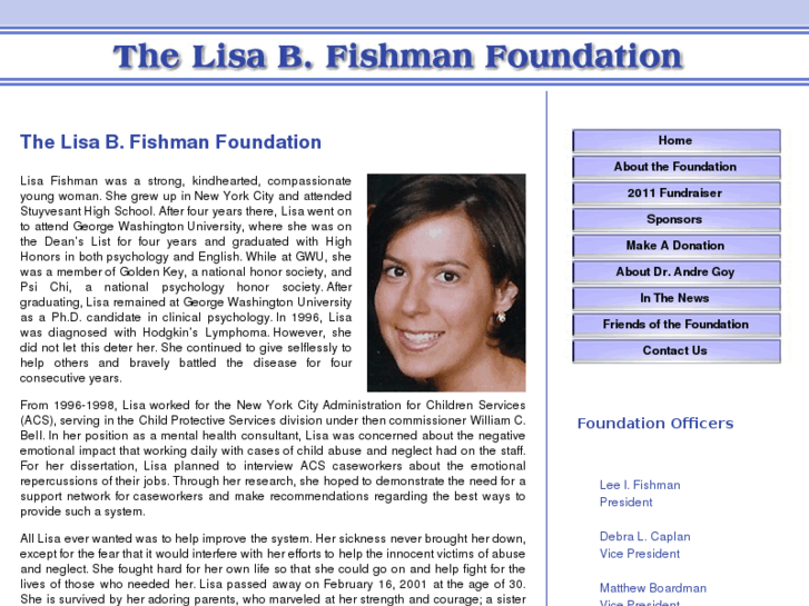 www.rememberlisa.org