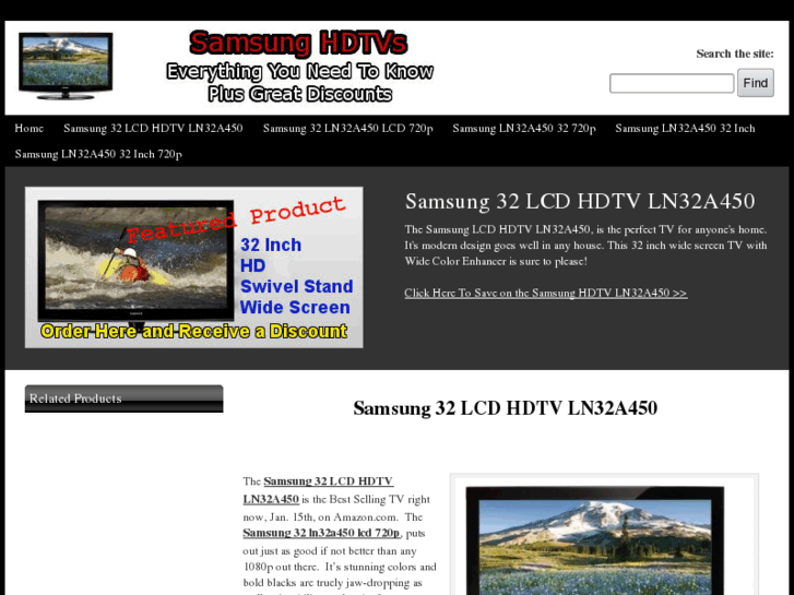 www.samsung-ln32a450-hdtv.com