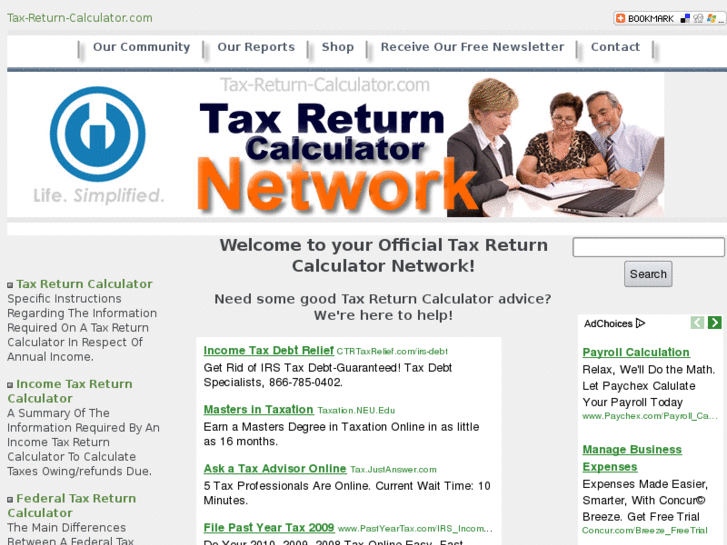 www.tax-return-calculator.com