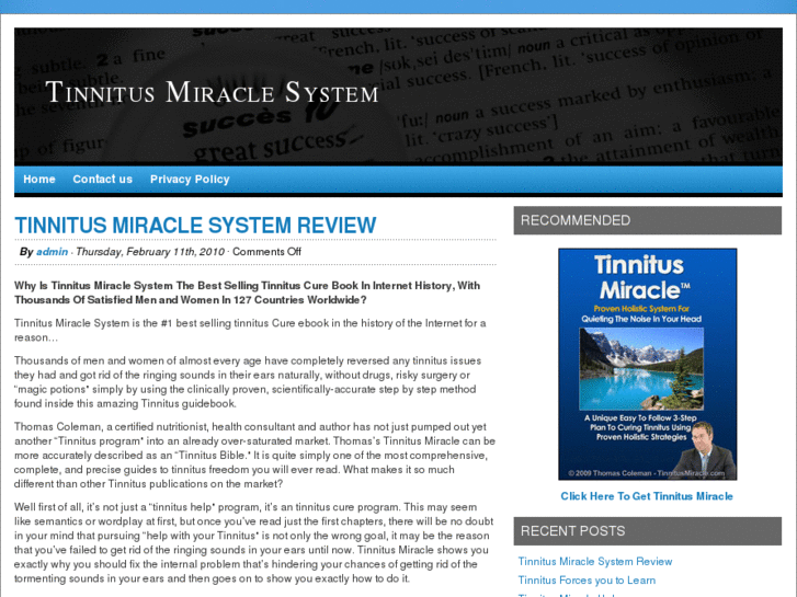 www.tinnitusmiraclesystem.com