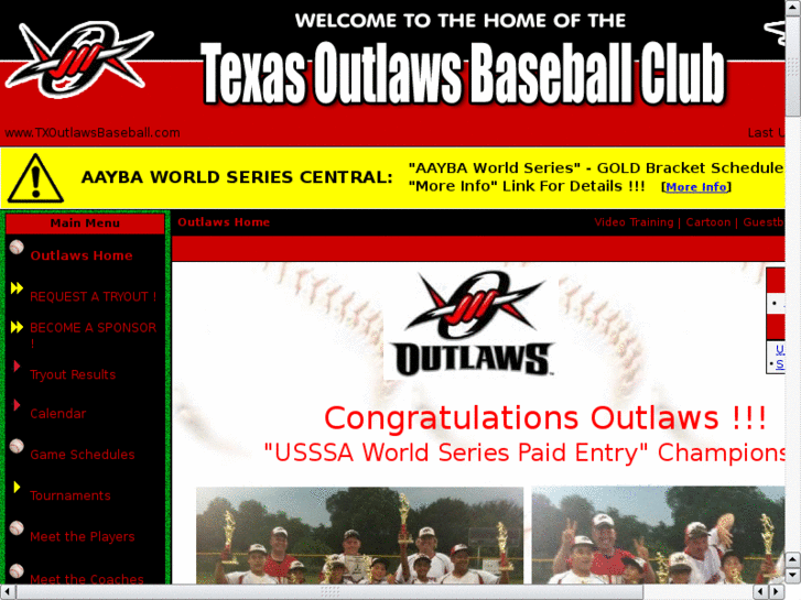 www.txoutlawsbaseball.com