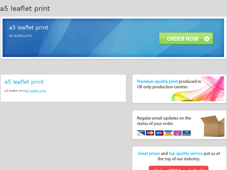 www.a5leafletprint.com