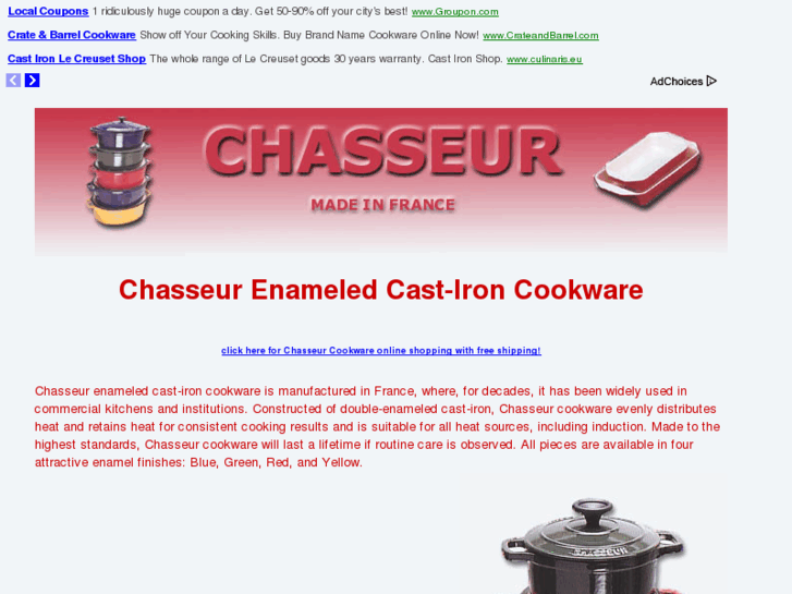 www.chasseur-cookware.com