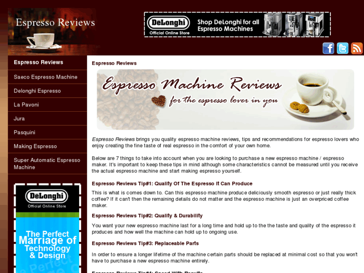 www.espressoreviews.net