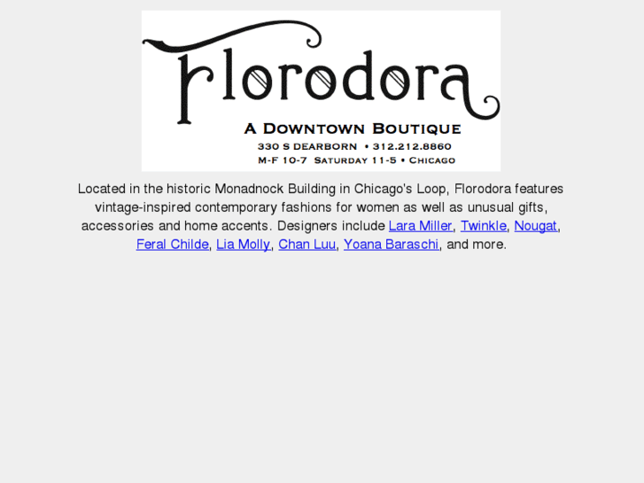 www.florodora.com