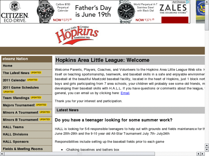 www.hopkinslittleleague.com