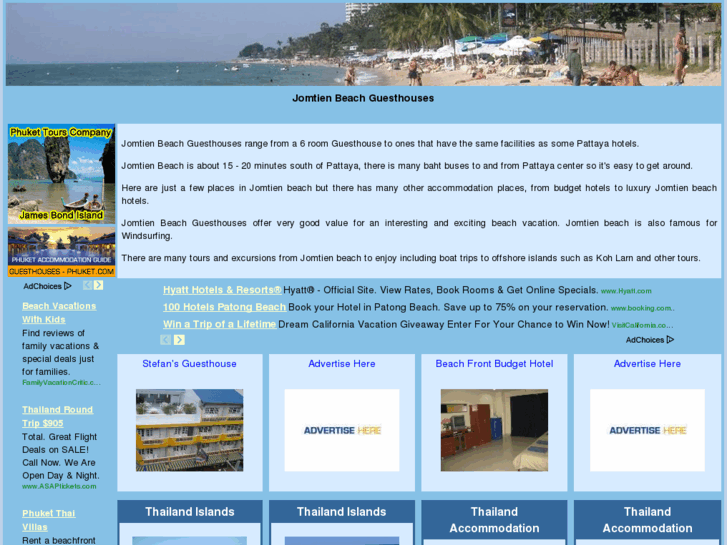 www.jomtienbeachguesthouses.com