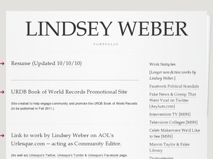 www.lindseyweber.biz