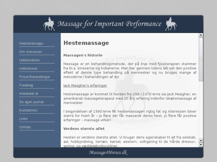 www.massage4horses.dk