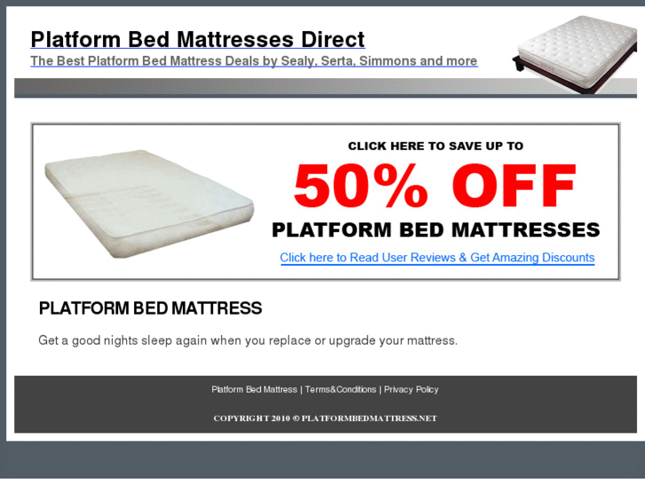 www.platformbedmattress.net