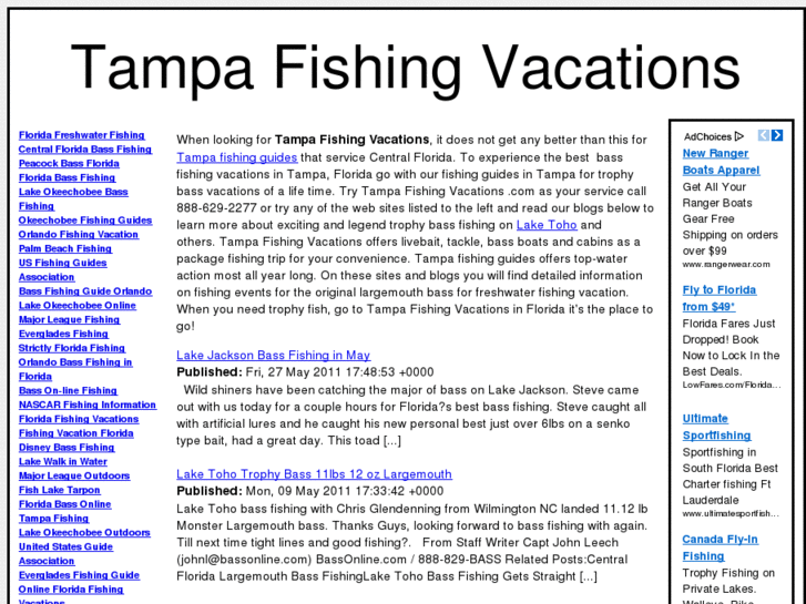 www.tampafishingvacations.com