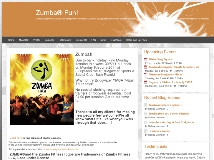 www.zumbainbridgwater.com