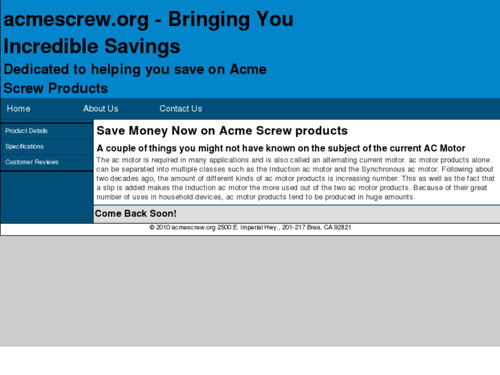 www.acmescrew.org